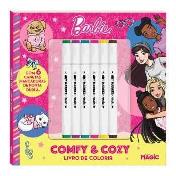 BARBIE - COMFY AND COZY - PARA COLORIR C/ 6 CANETINHAS/84211