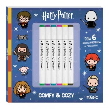 HARRY POTTER - COMFY AND COZY - PARA COLORIR C/ 6 CANETINHAS/84204