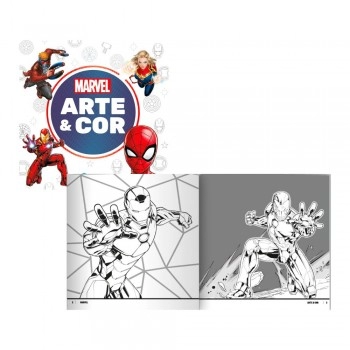 LIVRO ARTE E COR MARVEL / 20520301