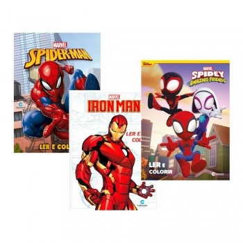 LIVRO LER E COLORIR MARVEL C/12/20560301