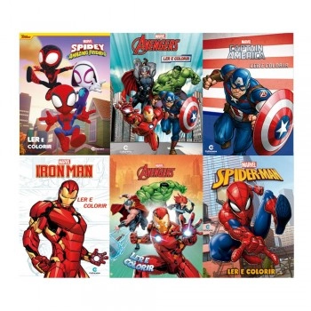 LIVRO LER E COLORIR MARVEL C/12/20560301