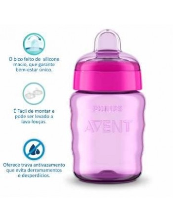 COPO BICO SILIC 260ML FEM / SCF553/03