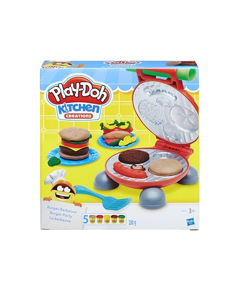 CONJUNTO MASSINHA PLAY-DOH FESTA DO HAMBURGUER