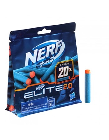 REFIL DARDOS NERF ELITE 2.0 C/20/ F0040