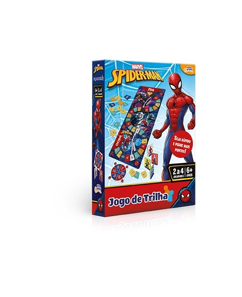 Jogo de Trilha Homem Aranha Marvel Novo Papel na Tyzu Toys