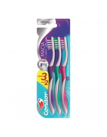 ESCOVA DE DENTE DYNAMIC L3P2/ 8106-0 / 93953