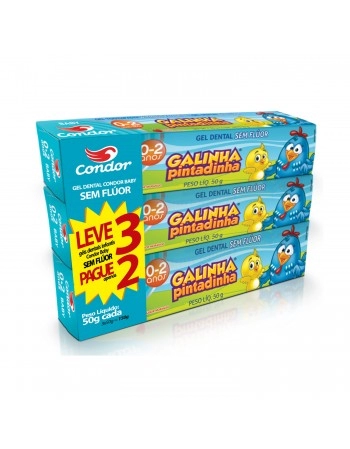 GEL DENTAL GALINHA PINTADINHA L3P2/8213/972091