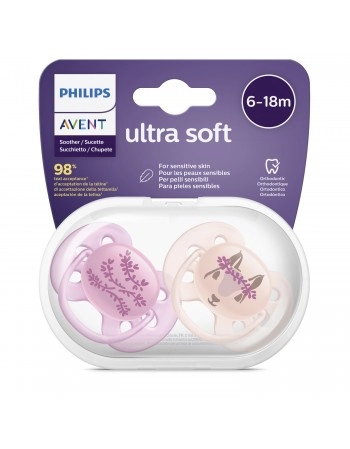 CHUP ULTRA SOFT DUPLA 0-6 MENINA/SCF222/04