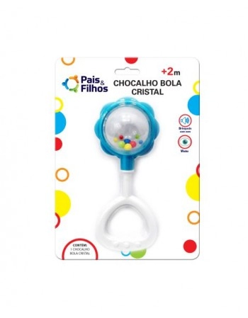 CHOCALHO BOLA CRISTAL / 7227