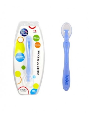 COLHER DE SILICONE - AZUL/ 7159