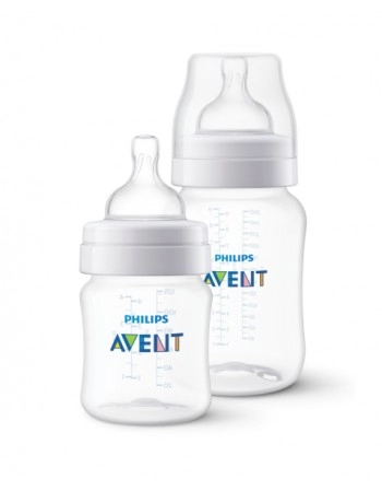 PACK MAMAD ANTI COL 125ML+260ML TRANSP/SCD809/18