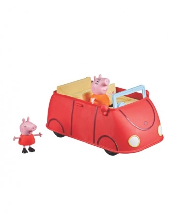 CARRO VERMELHO DA PEPPA PIG E SUA FAMILIA C/2 FIG /F2184