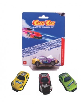 CARRINHO CRAZY CARS BLISTER C/1/ CZ001