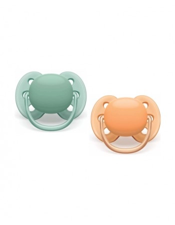 CHUP ULTRA SOFT DUPLA 0-6 VERDE/SALMAO/ SCF091/03