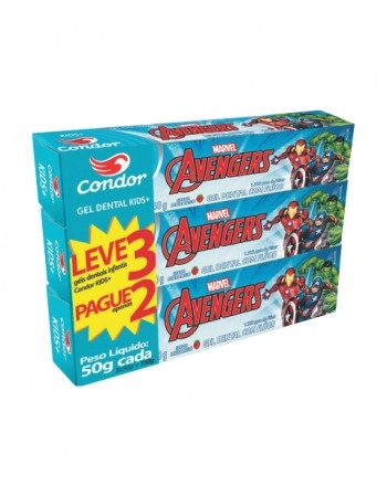 GEL DENTAL KIDS + AVENGERS L3P2 50 G / 8211/ 972931