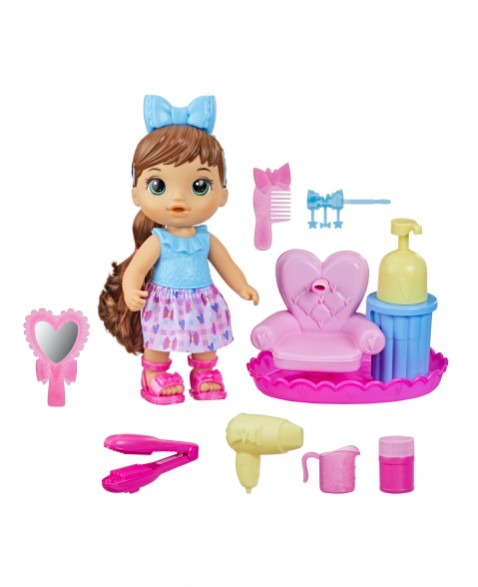 BABY ALIVE SUDSY STYLING MORENA/ F5113