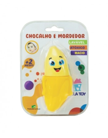 MORDEDOR E CHOCALHO BANANA/100-37