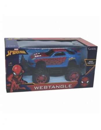 VEICULO RC WEB TANGLE SPIDER-MAN 3 FUNCOES PILHAS/5840