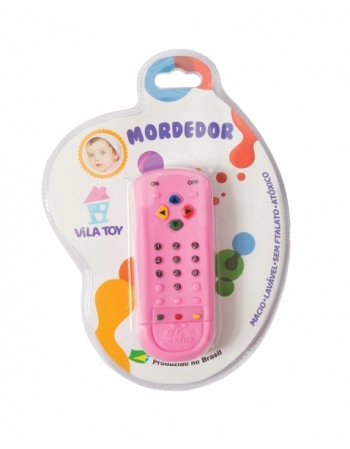 MORDEDOR CONTROLE REMOTO ROSA/200-02